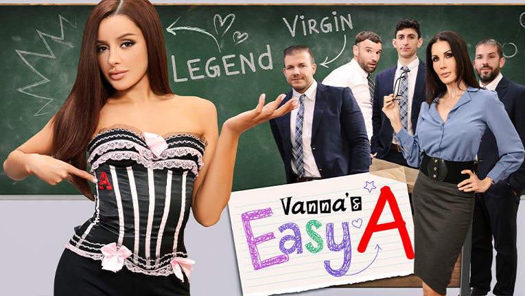 TeamSkeet Features / Shay Sights, Alexis Abbey, Vanna Bardot, Nick Strokes, Daniel Shar, Codey Steele, Ryan Mclane, Alex Legend / Vanna's Easy A / 05.09.2023